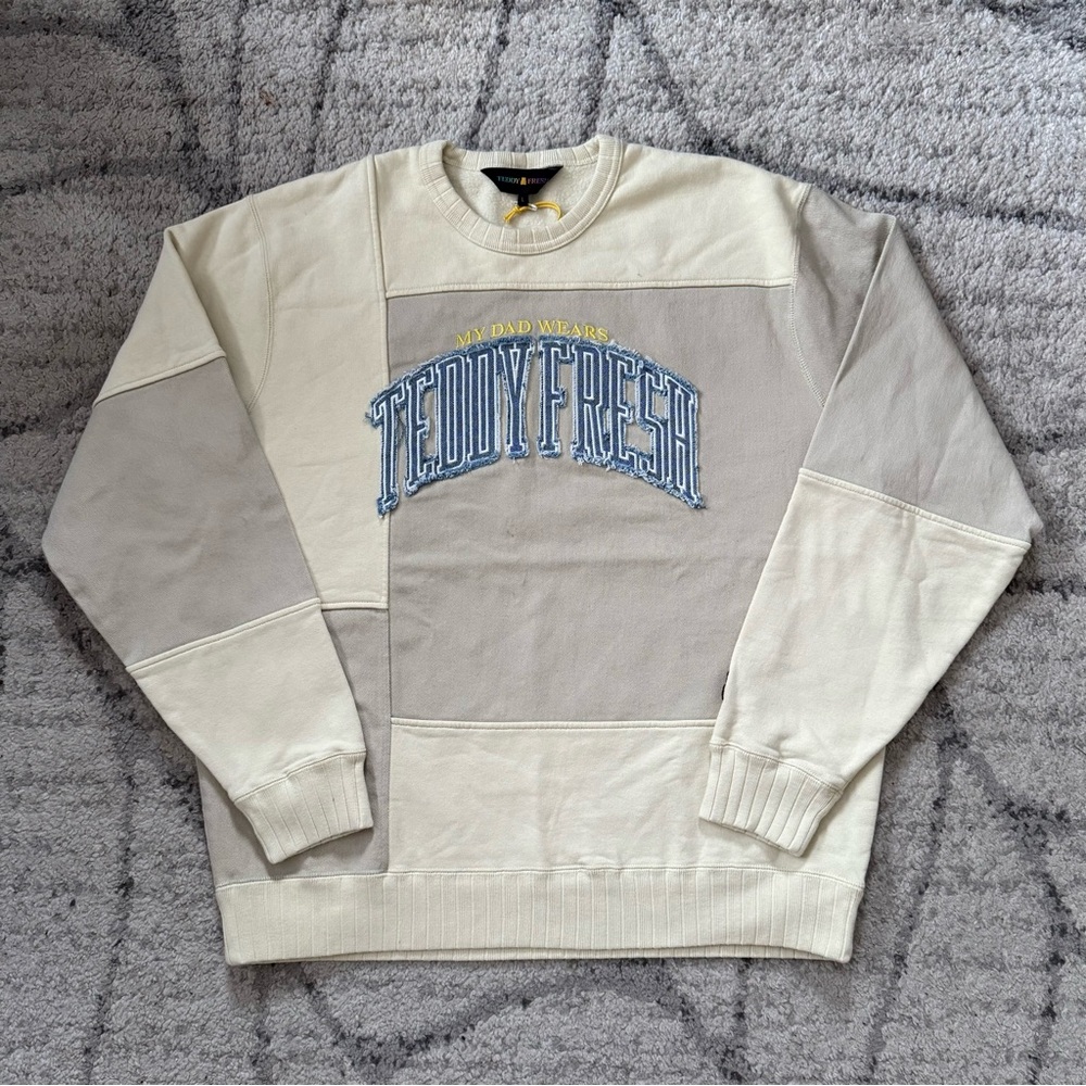 Teddy Fresh Cream Sweater for Men